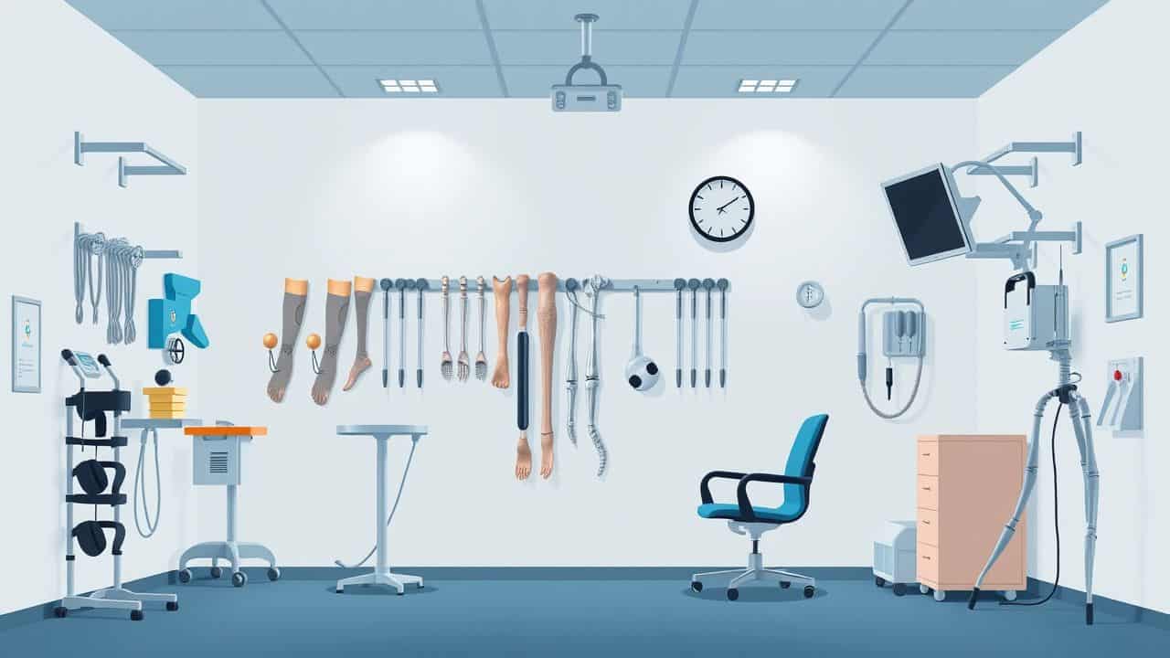 Een flat design van een verwaarloosde orthopedische kliniek in Breda.